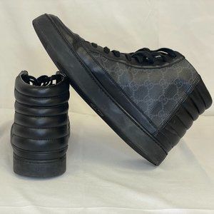 Gucci Padded High Tops Black GG